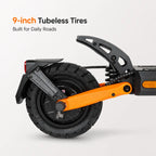 KuKirin G2 Pro ABE 9-inch tubeless tires